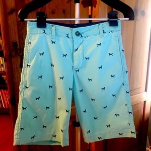 EUC Boys Crown & Ivy dog print shorts, sz 14